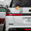 Scratch Cat Car Body Sticker - Image 2
